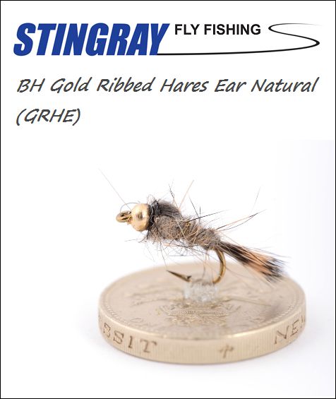 BH Gold Ribbed Hares Ear (GRHE) Natural #12 nymfi