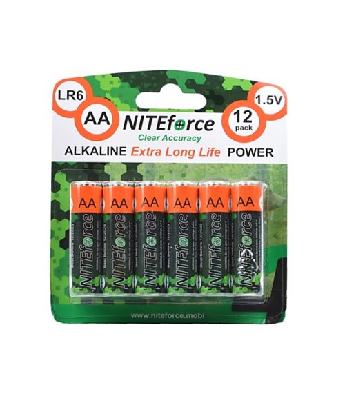 AA paristot 12kpl NITEforce Alkaline Power