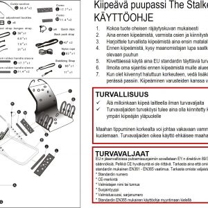Kiipeävä puupassi käyttöohje