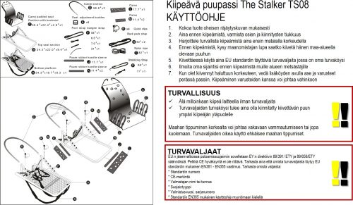 Kiipeävä puupassi käyttöohje