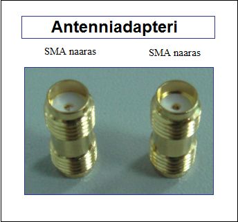 Antenniadapteri, SMA naaras - SMA naaras