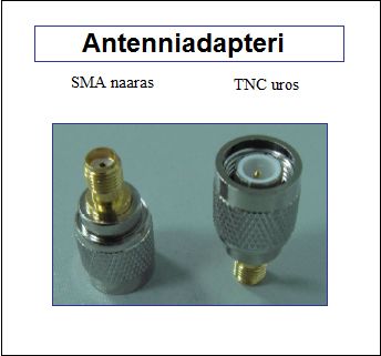 Antenniadapteri, SMA naaras - TNC uros