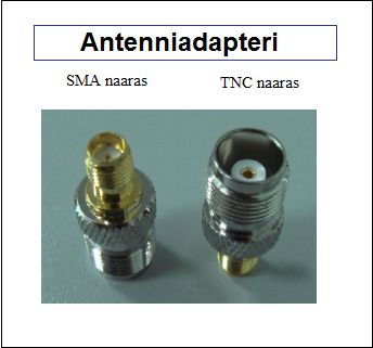Antenniadapteri, SMA naaras - TNC naaras