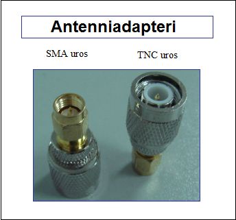 Antenniadapteri, SMA uros - TNC uros