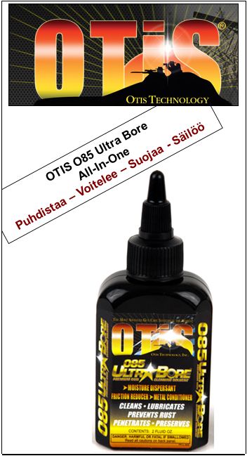 Puhdistus-, voitelu- ja suoja-aine, Otis O85 Ultra Bore All-In-One