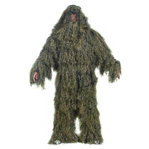 Ghillie ja 3D lehtipuvut