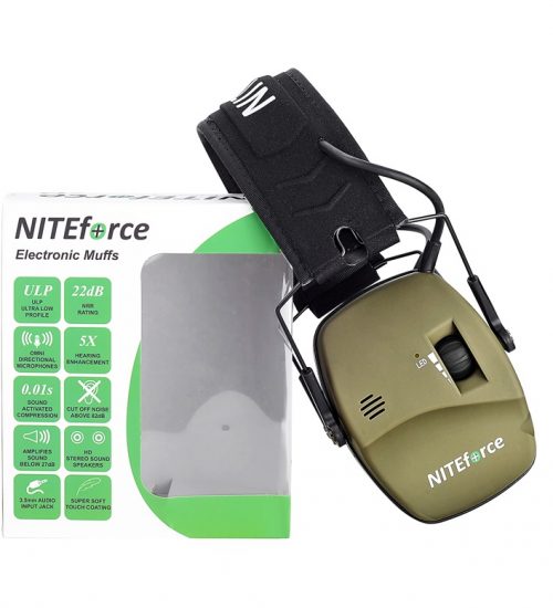 NITEforce SubSonic PRO Active Hear aktiivinen kuulosuojain