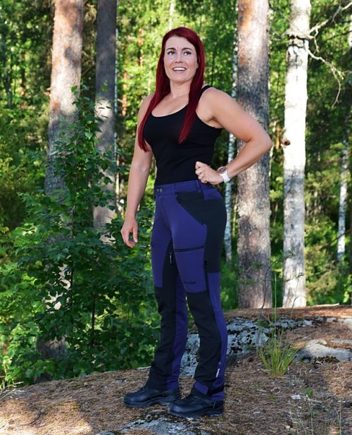 Dovrefjell Custom Fit Ulkoiluhousut Purple Grey