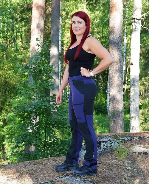 Dovrefjell Custom Fit Ulkoiluhousut Purple Grey