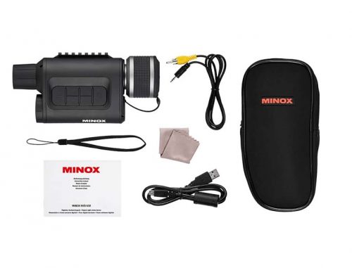 MINOX NVD650 toimitussisältö