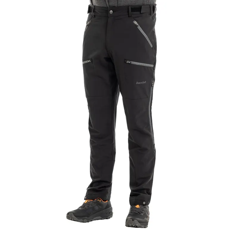 Dovrefjell Flex Light miesten ulkoiluhousut -Harmaa/Musta