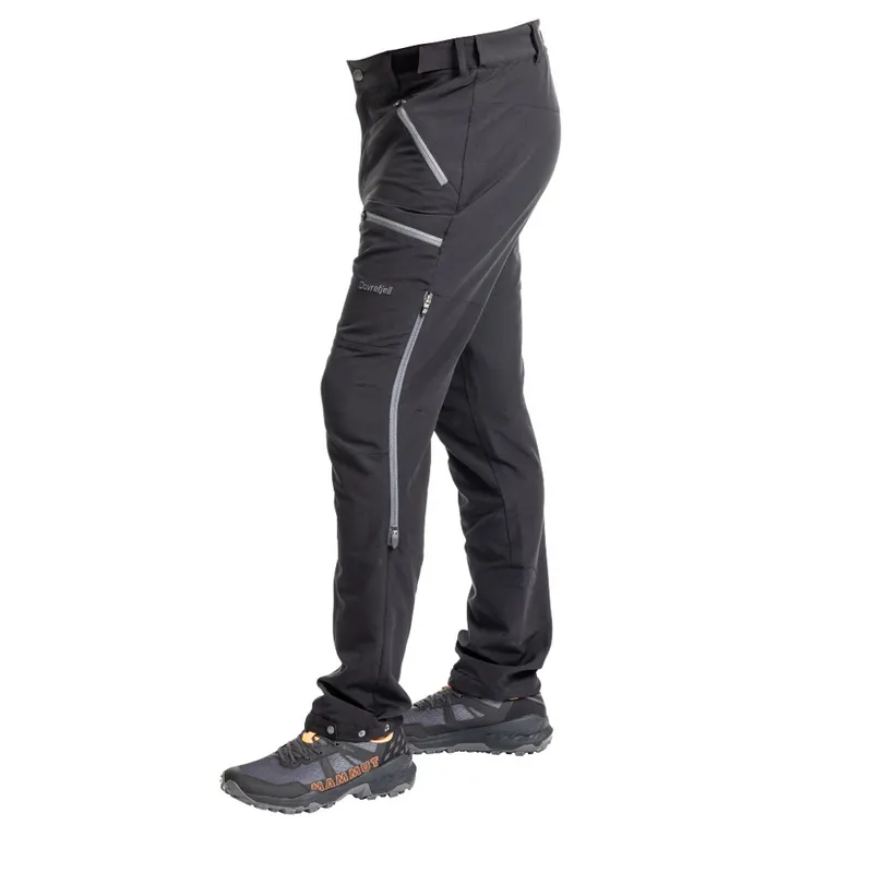 Dovrefjell Flex Light miesten ulkoiluhousut -Harmaa/Musta - Image 5