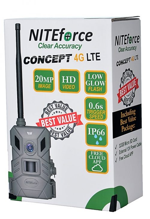 NITEforce Concept 4G LTE 20MP riistakamera