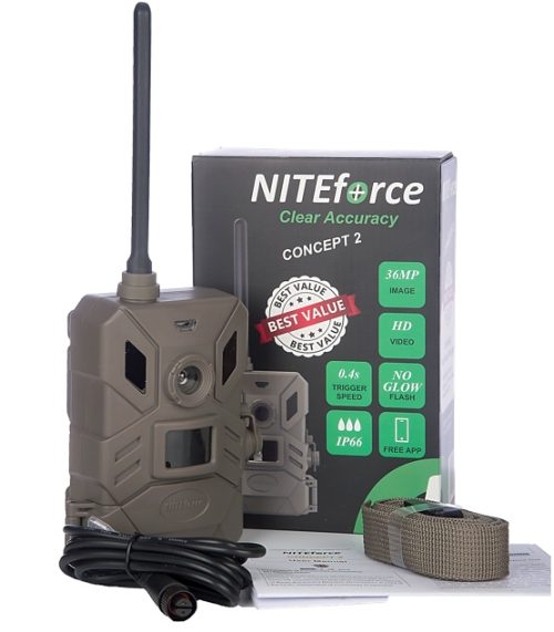 Etäohjattava NITEforce Concept 2 riistakamera