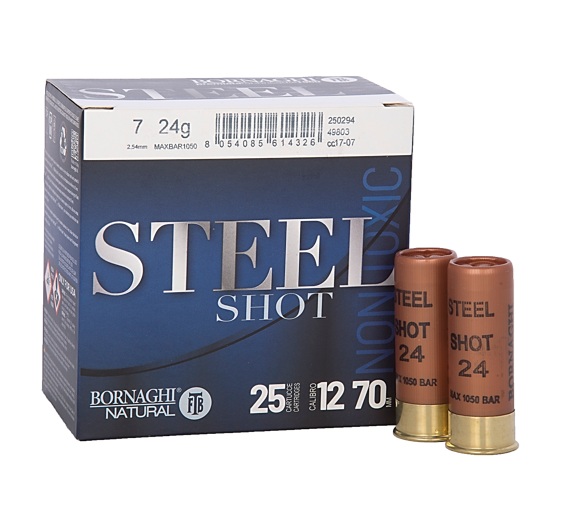 Haulikon patruuna BORNAGHI Steel 24g